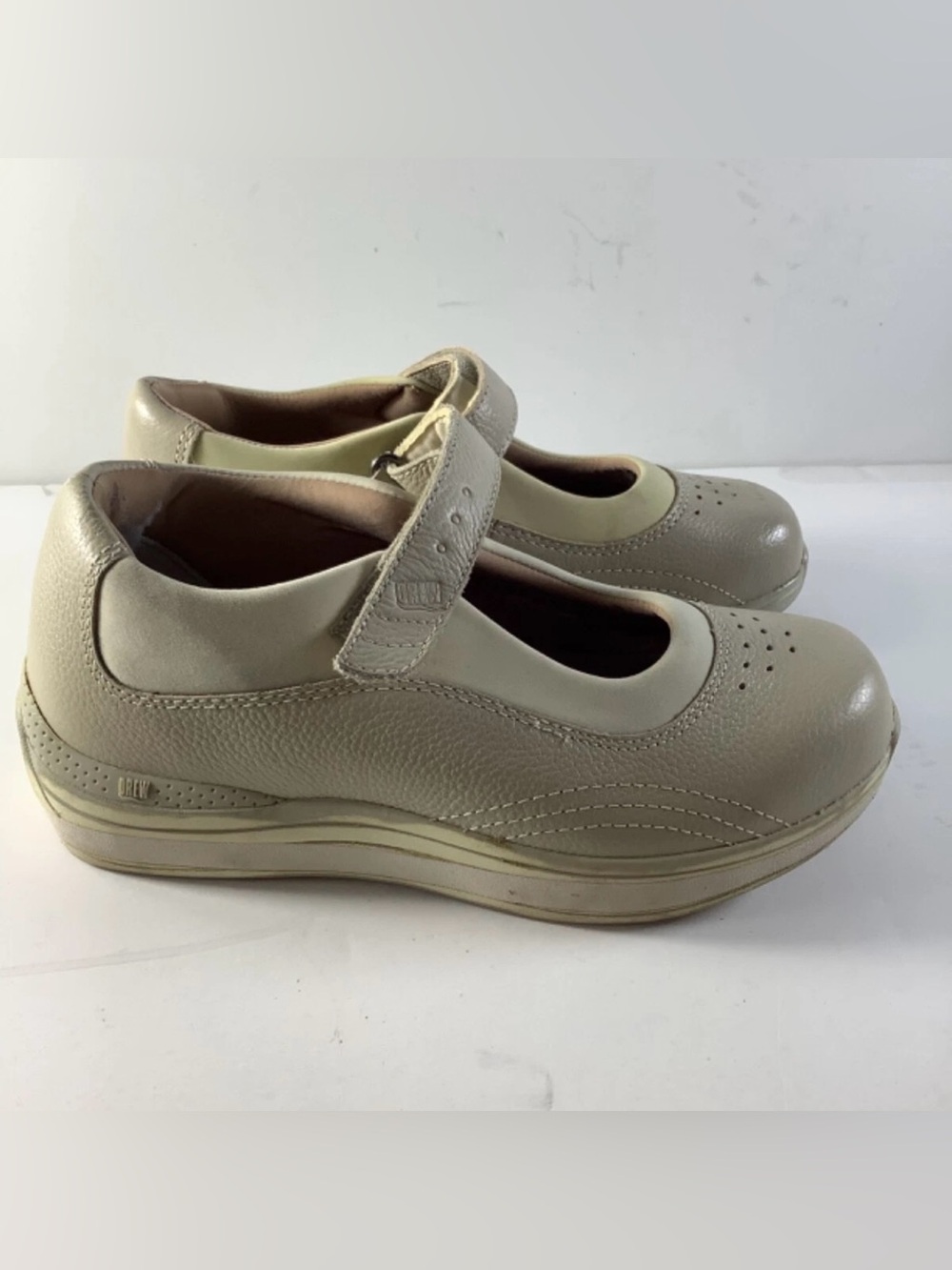Women's Drew Rose Mary Jane Leather Loafers Shoes - Size 5.5 (WIDE)